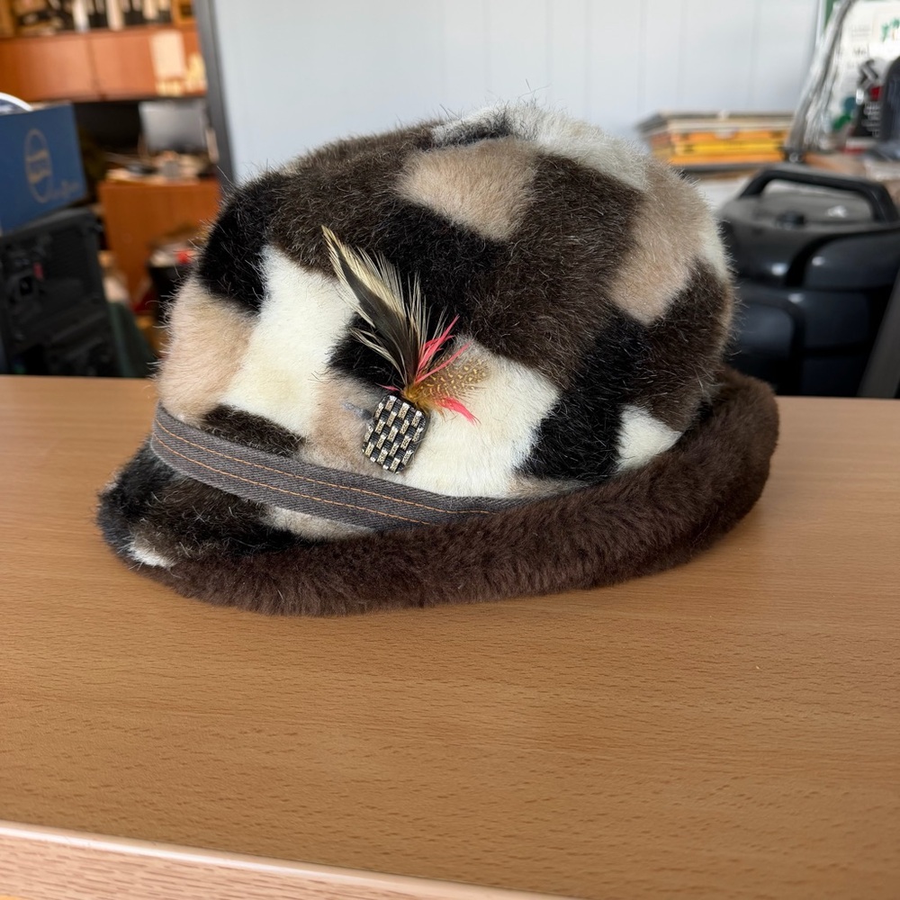 Vintage Patchwork Winter Alpine Hat